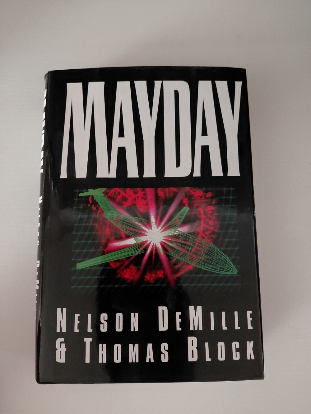Mayday by Nelson DeMille & Thomas Block — Black Hardcover Book